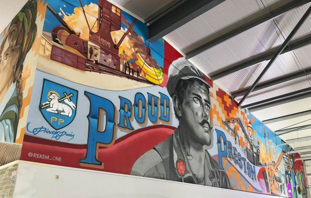 Loom Loft Preston to feature a colossal mural by local artist Shawn Sharpe
