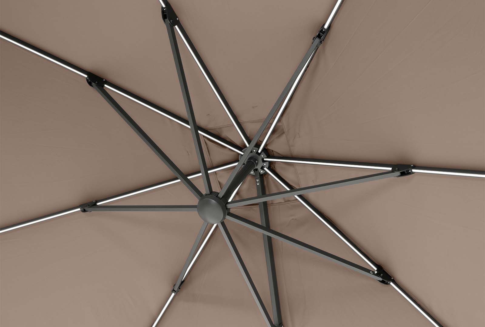 Pacific Lifestyle Glow Callington Free Arm Square Parasol