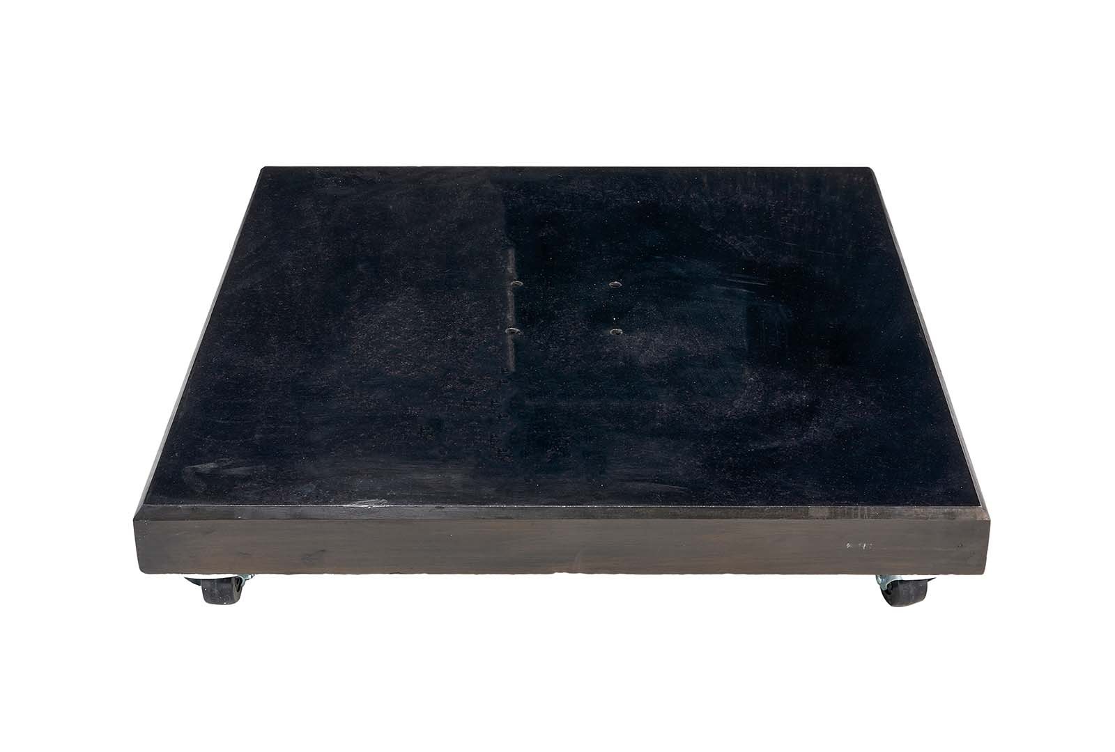Pacific Lifestyle Mere Polished Black Granite 90KG Wheeled Parasol Base