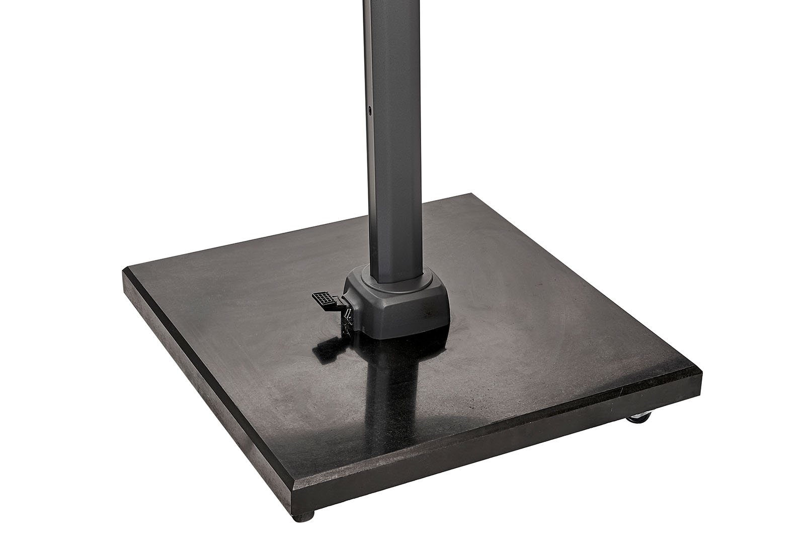 Pacific Lifestyle Mere Polished Black Granite 90KG Wheeled Parasol Base