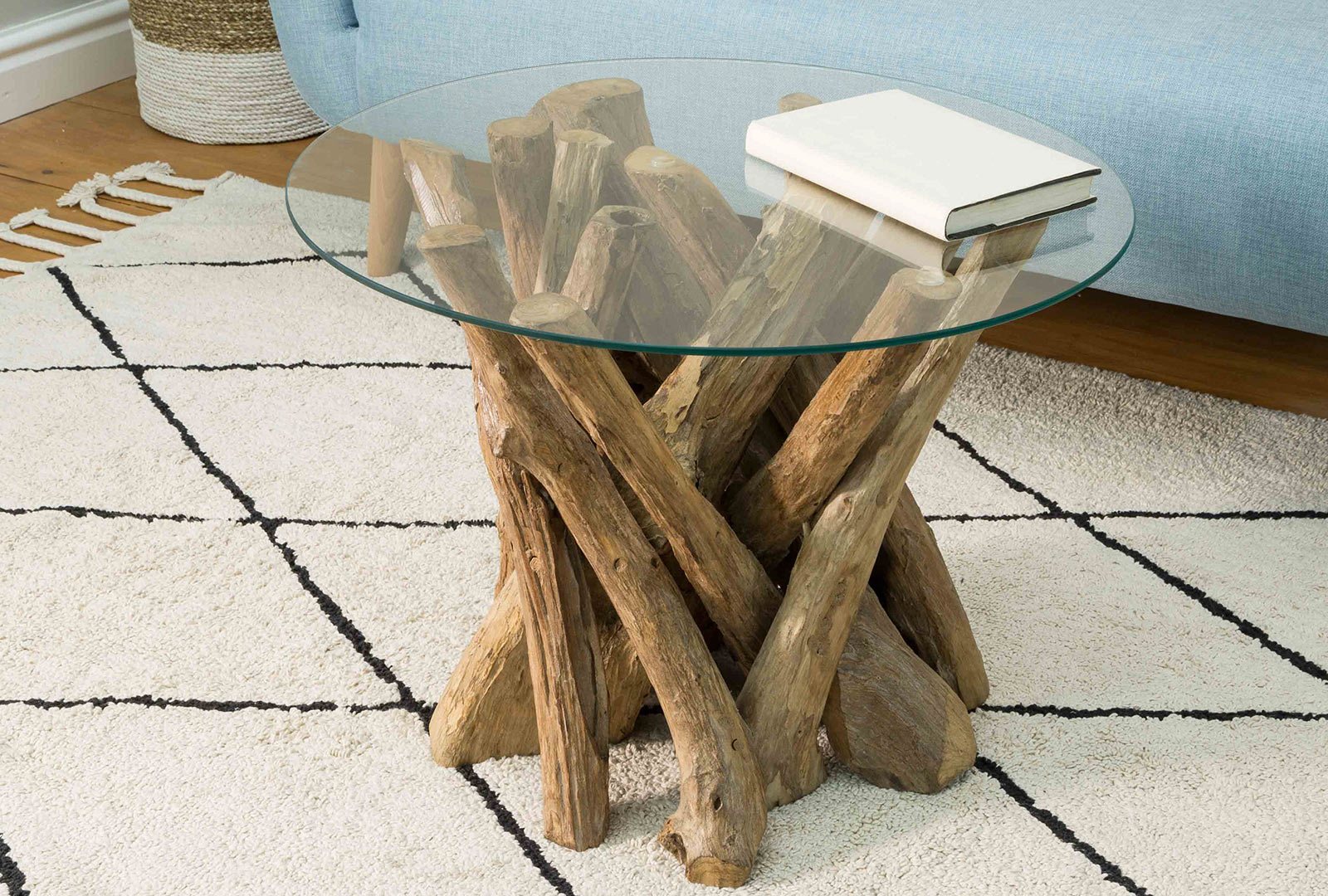 Branchwood Round Lamp Table