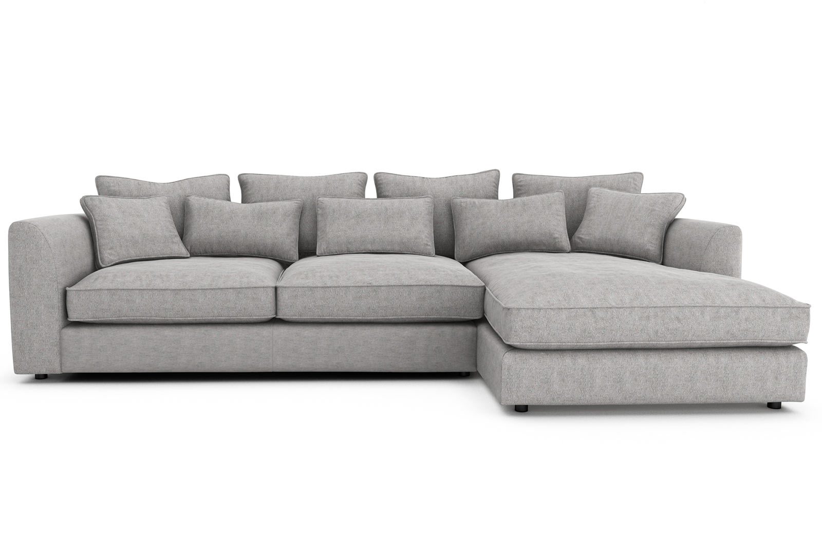 Large gray sectional sofa deals