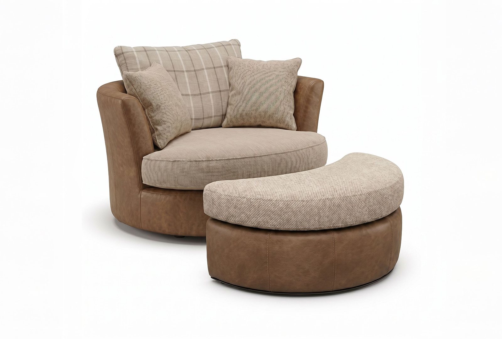 Bentincks Dalton - Halfmoon Footstool