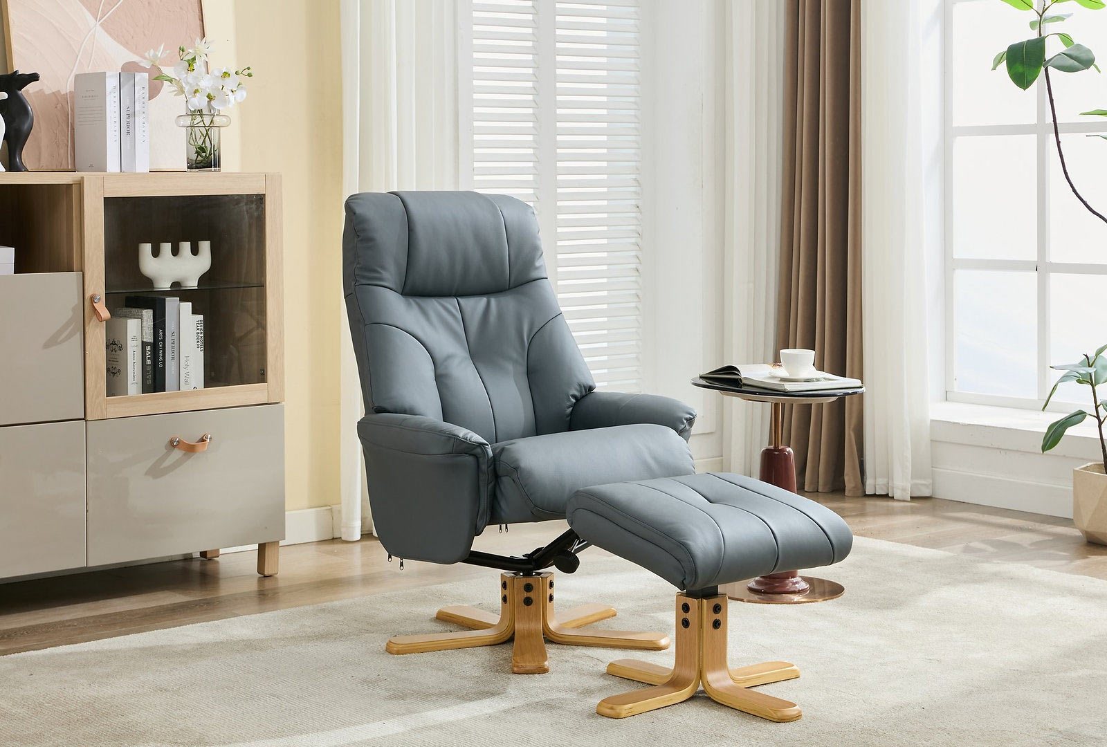 GFA - Global Furniture Alliance Dublin - Swivel Recliner & Footstool