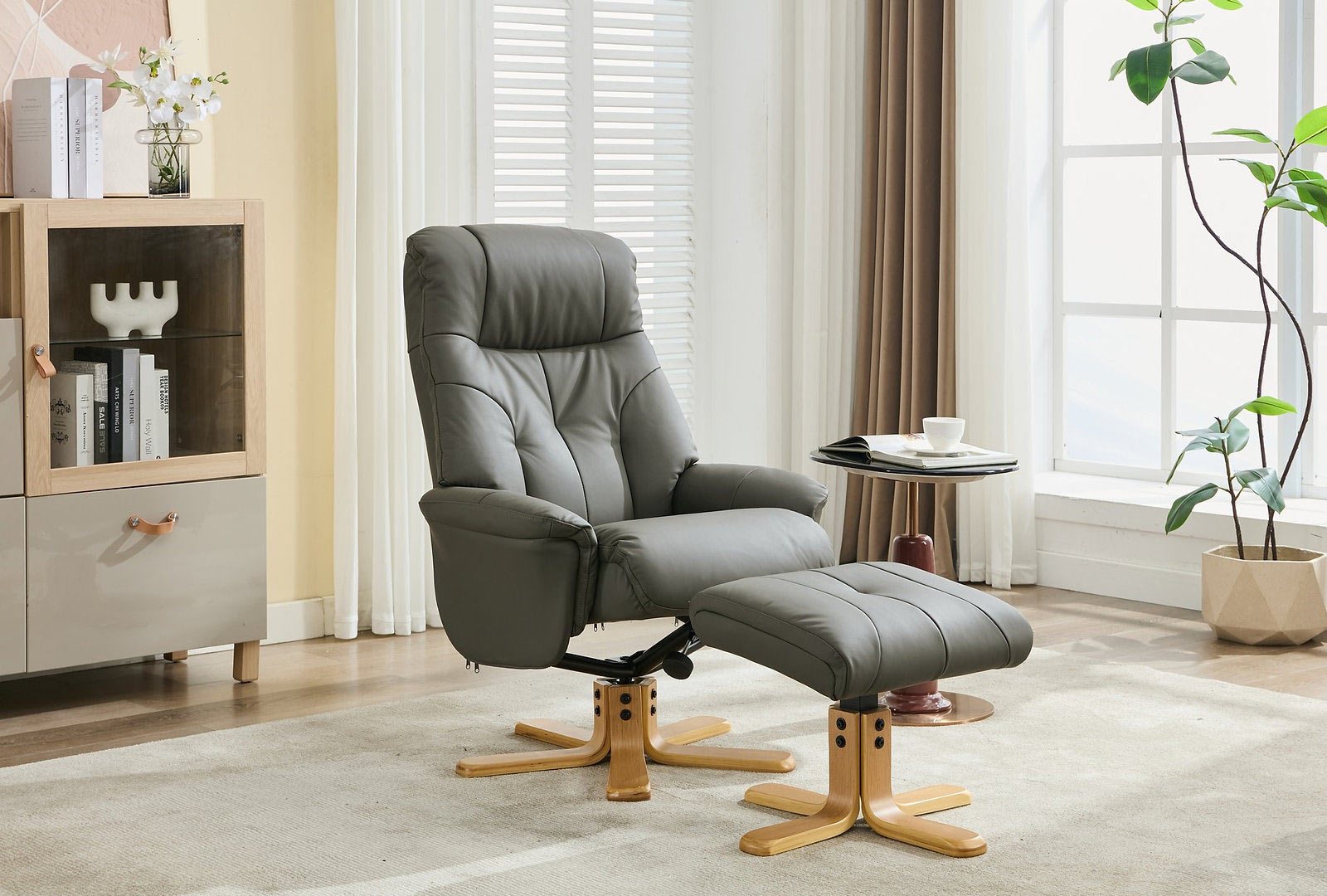 GFA - Global Furniture Alliance Dublin - Swivel Recliner & Footstool
