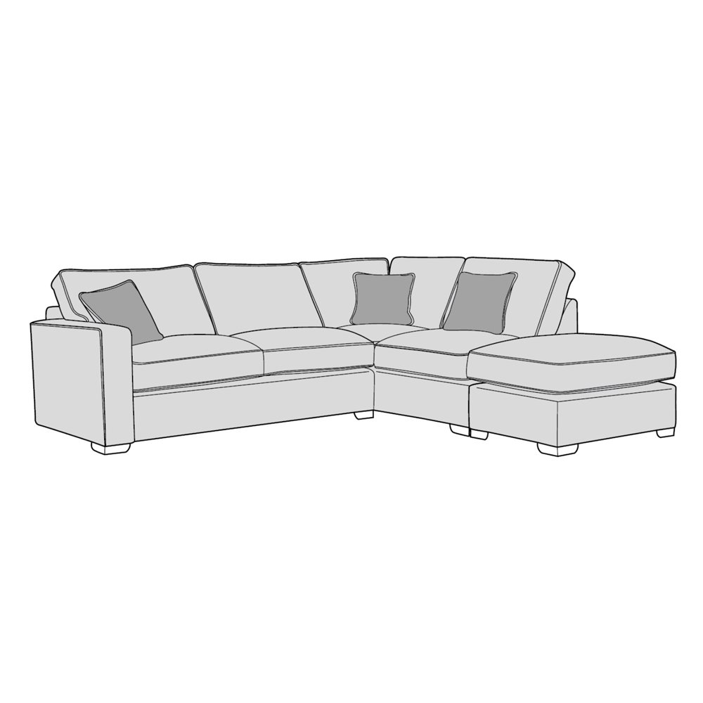 Cleveland Corner Chaise Group Standard Back - Line Art
