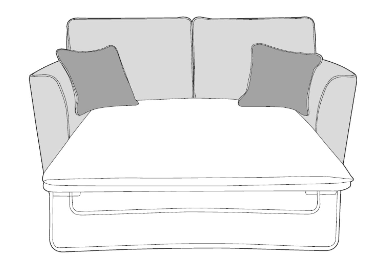 Favaro 3 Seater Sofabed - Line Art