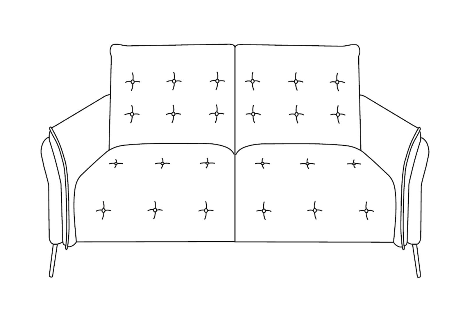 Bolero Large Sofa Static - Line Art