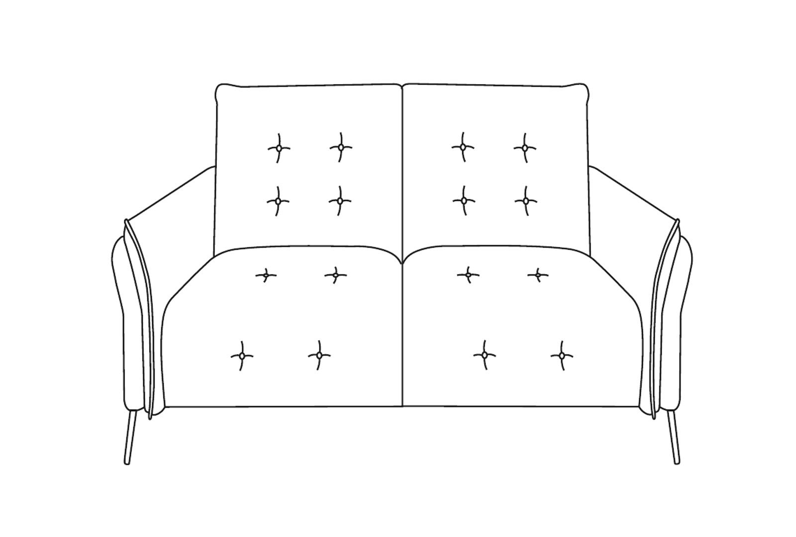 Bolero Sofa Static - Line Art
