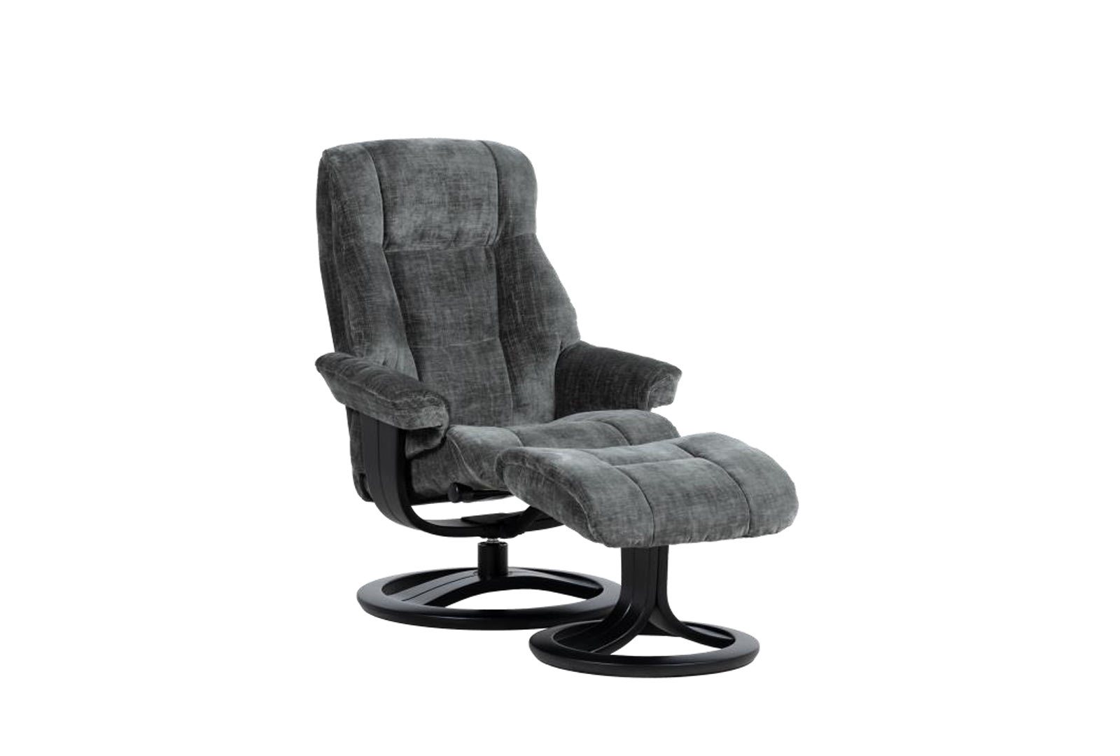 Couch & Co Malibu - Swivel Recliner with Footstool