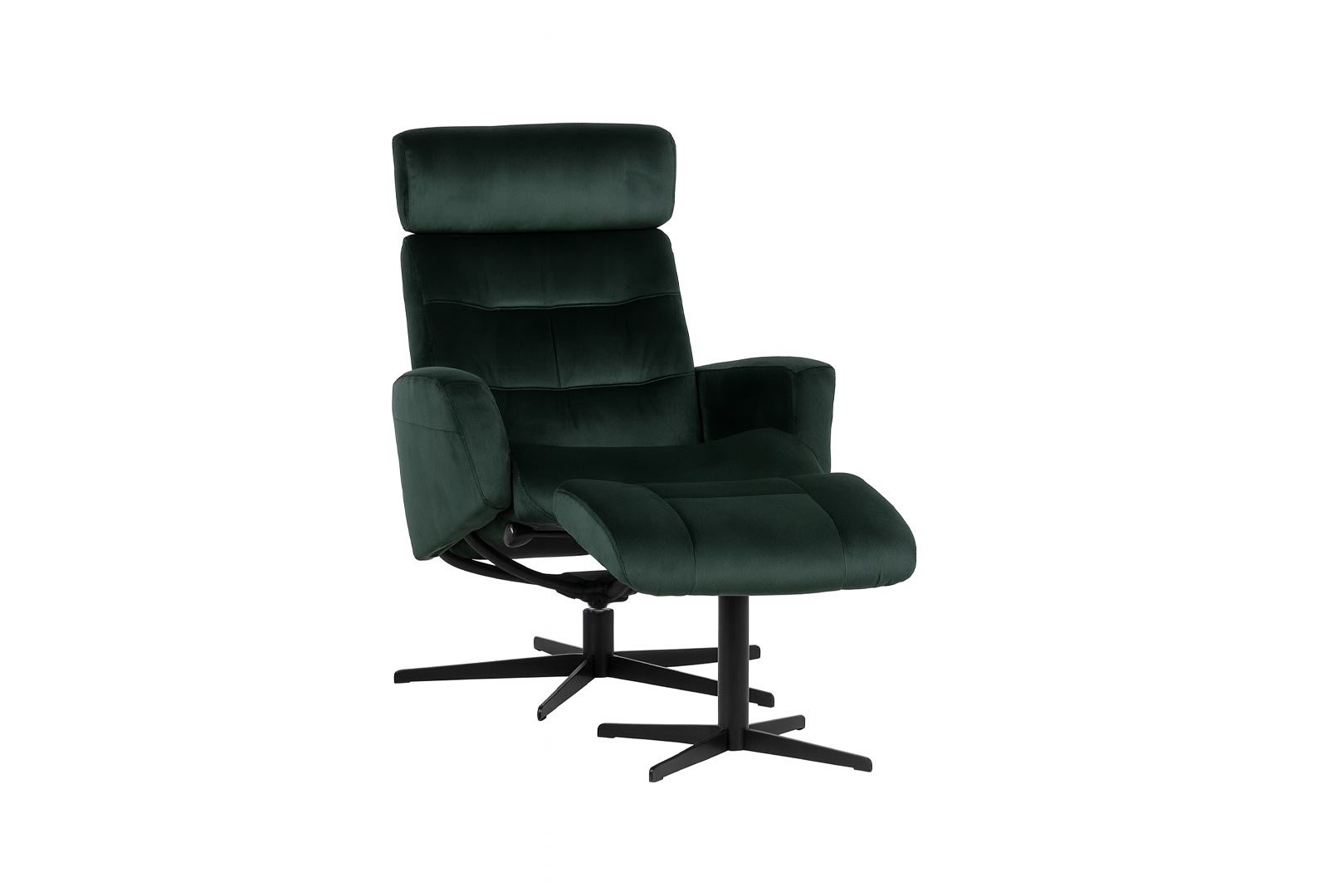 Couch & Co Reeves - Swivel Recliner with Footstool