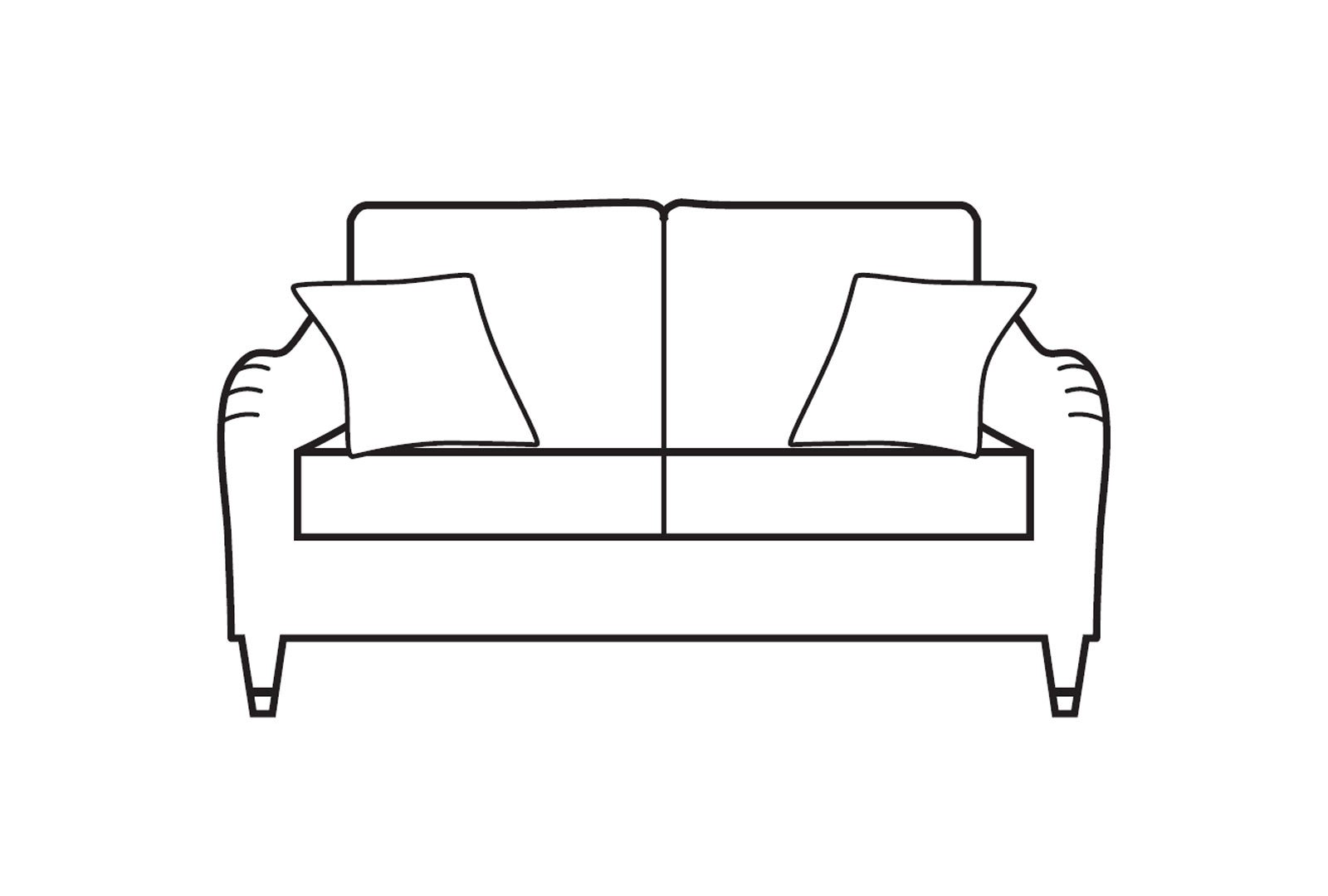Sabden Small Sofa Line Art