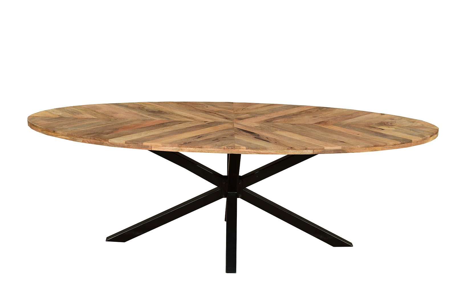 IFD Sunburst - Oval Dining Table