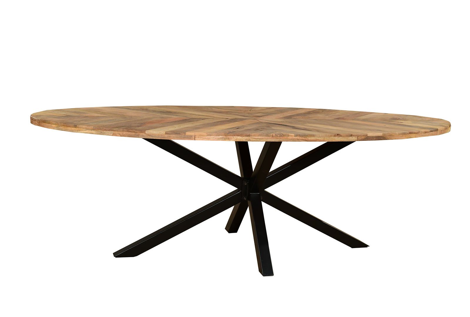 IFD Sunburst - Oval Dining Table