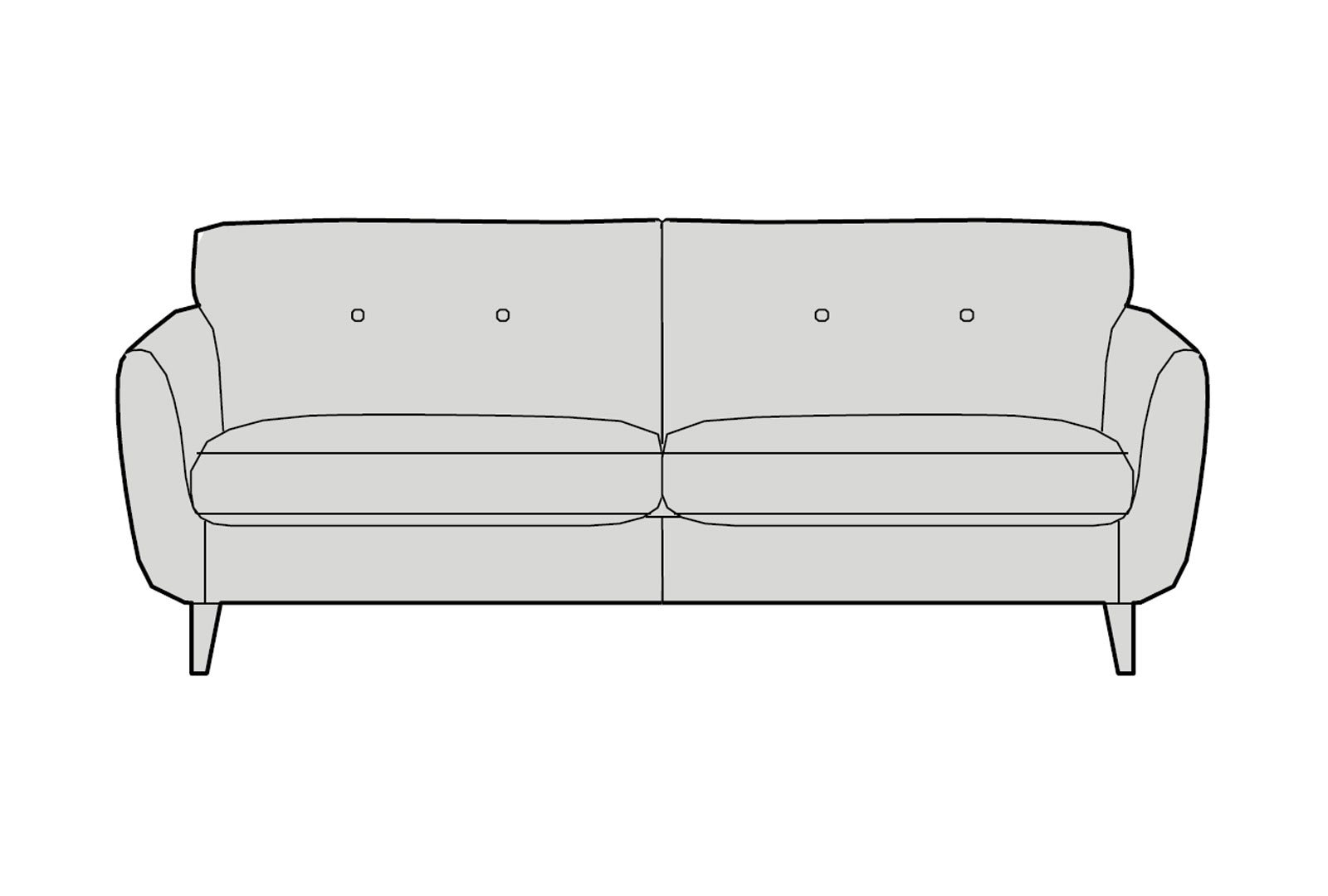 Saige Large Sofa Standard Back