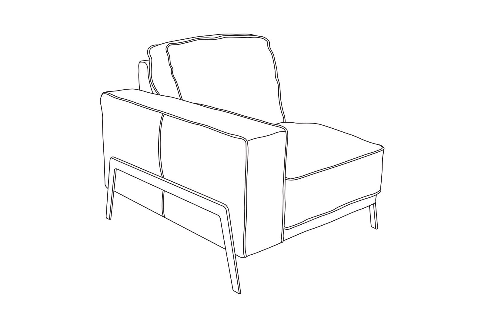 G'Digio Kurtis - Chair Small (1 Arm)