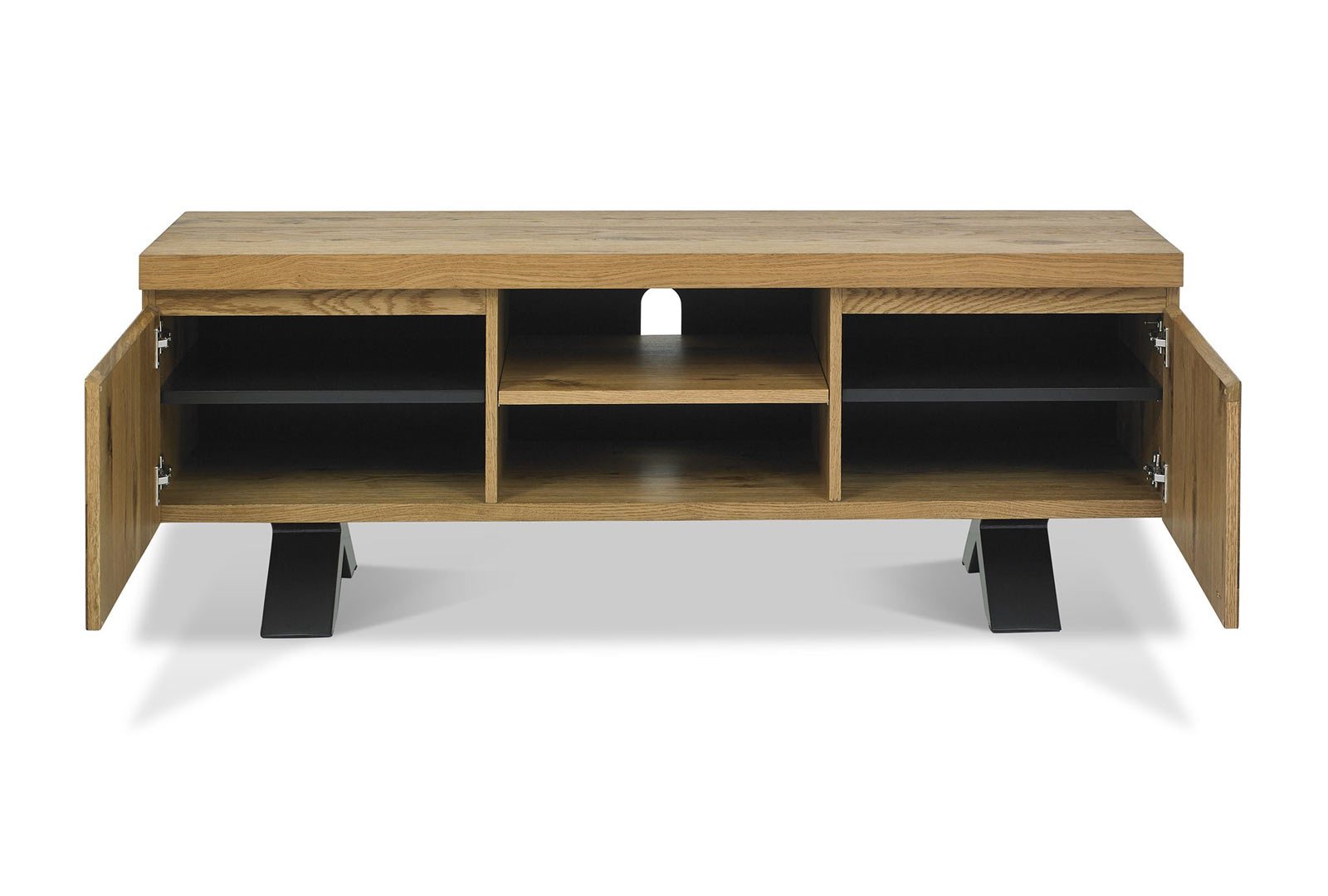 Eclipse Entertainment Unit Open - Rustic Oak