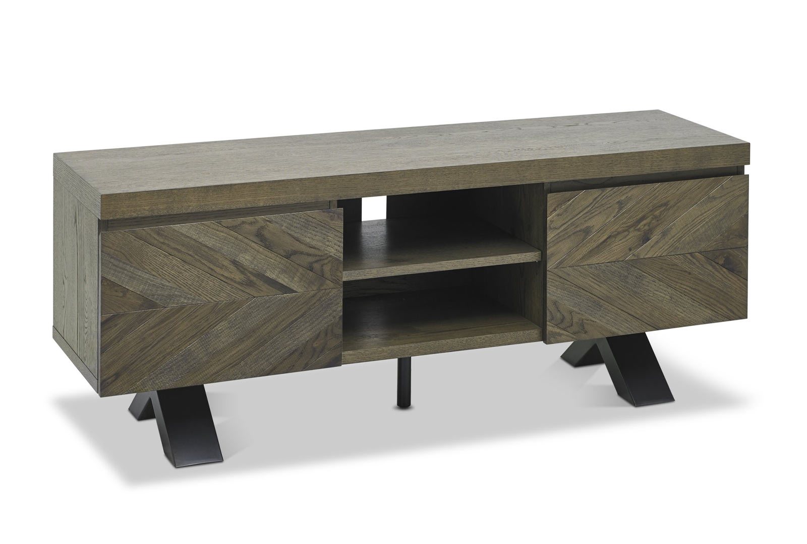 Eclipse Entertainment Unit - Fumed Oak