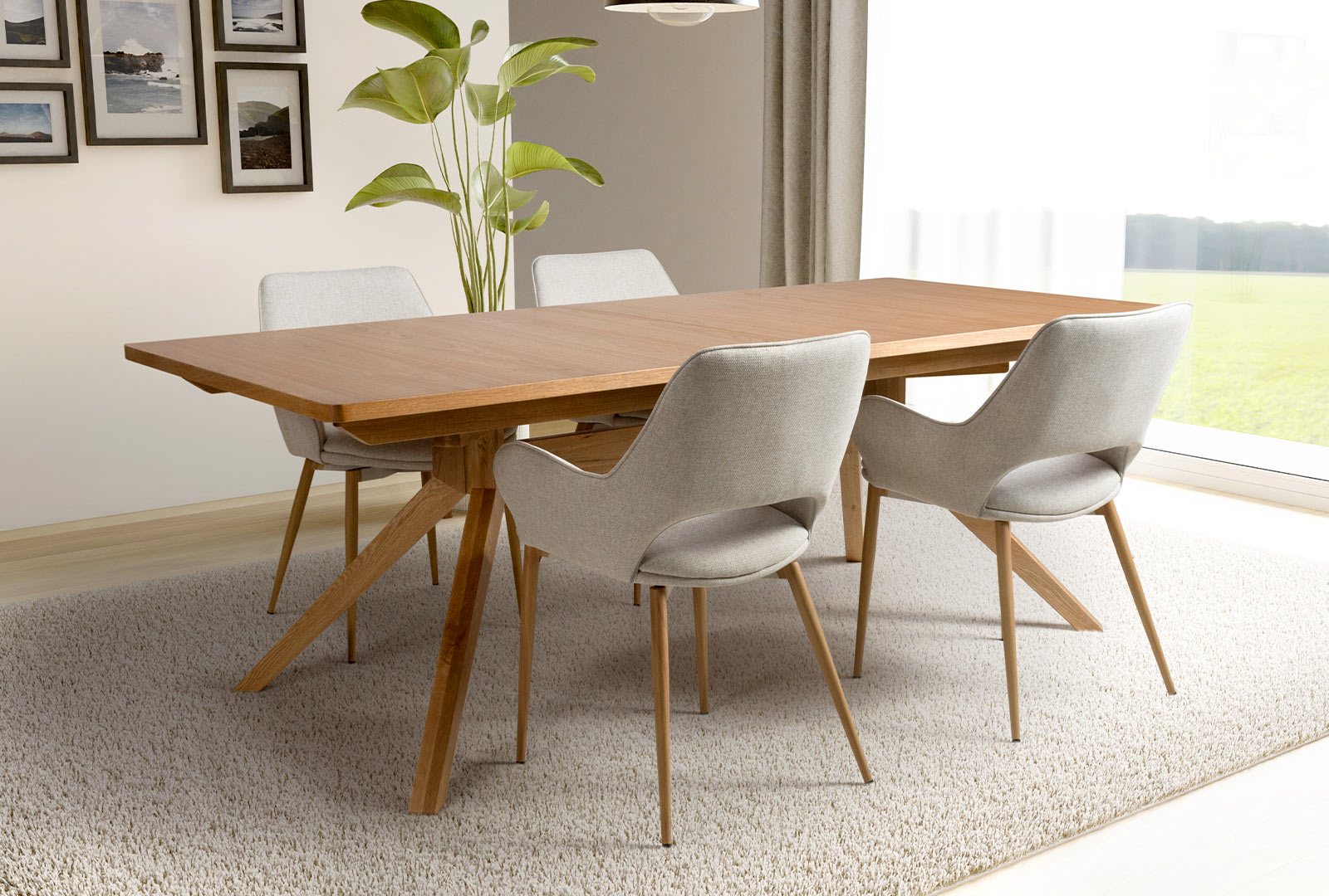 Furniture Link Allendale - Extending Dining Table