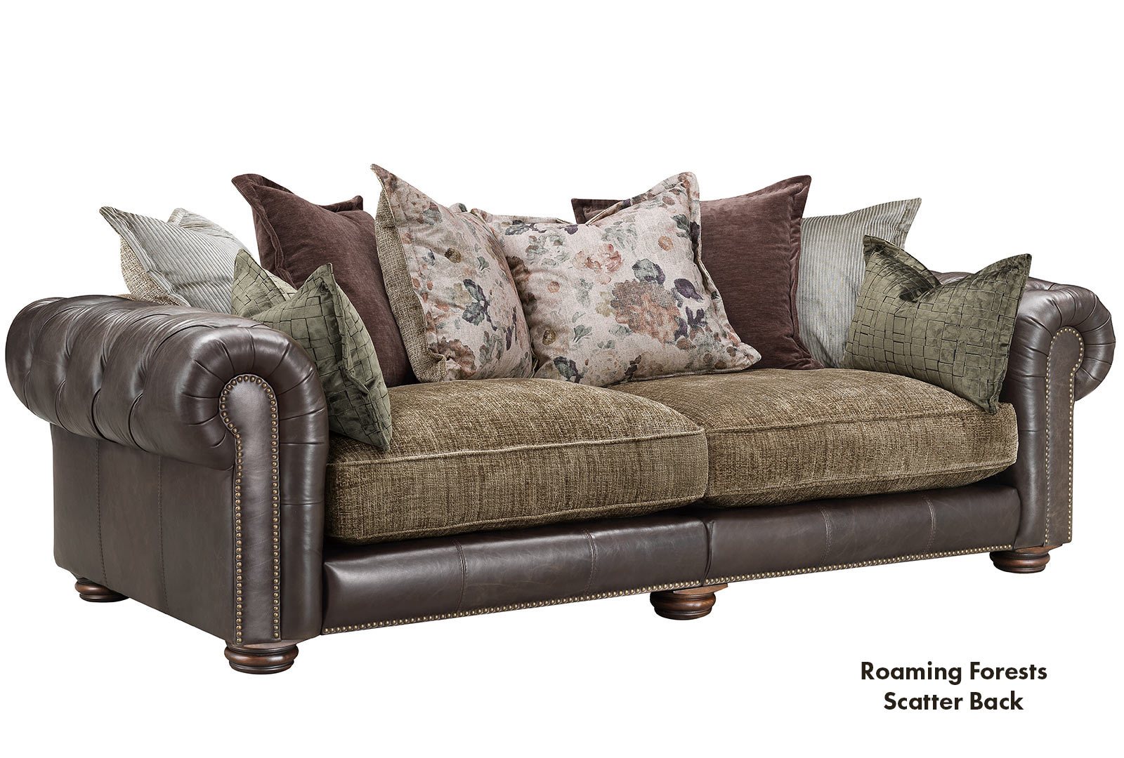 Arundel 3.5 Seater Sofa (Split) - Forest