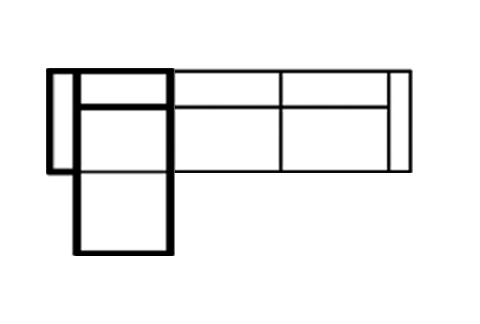 New Trend Concepts (Carvelli) Etta - Large Chaise Sofa