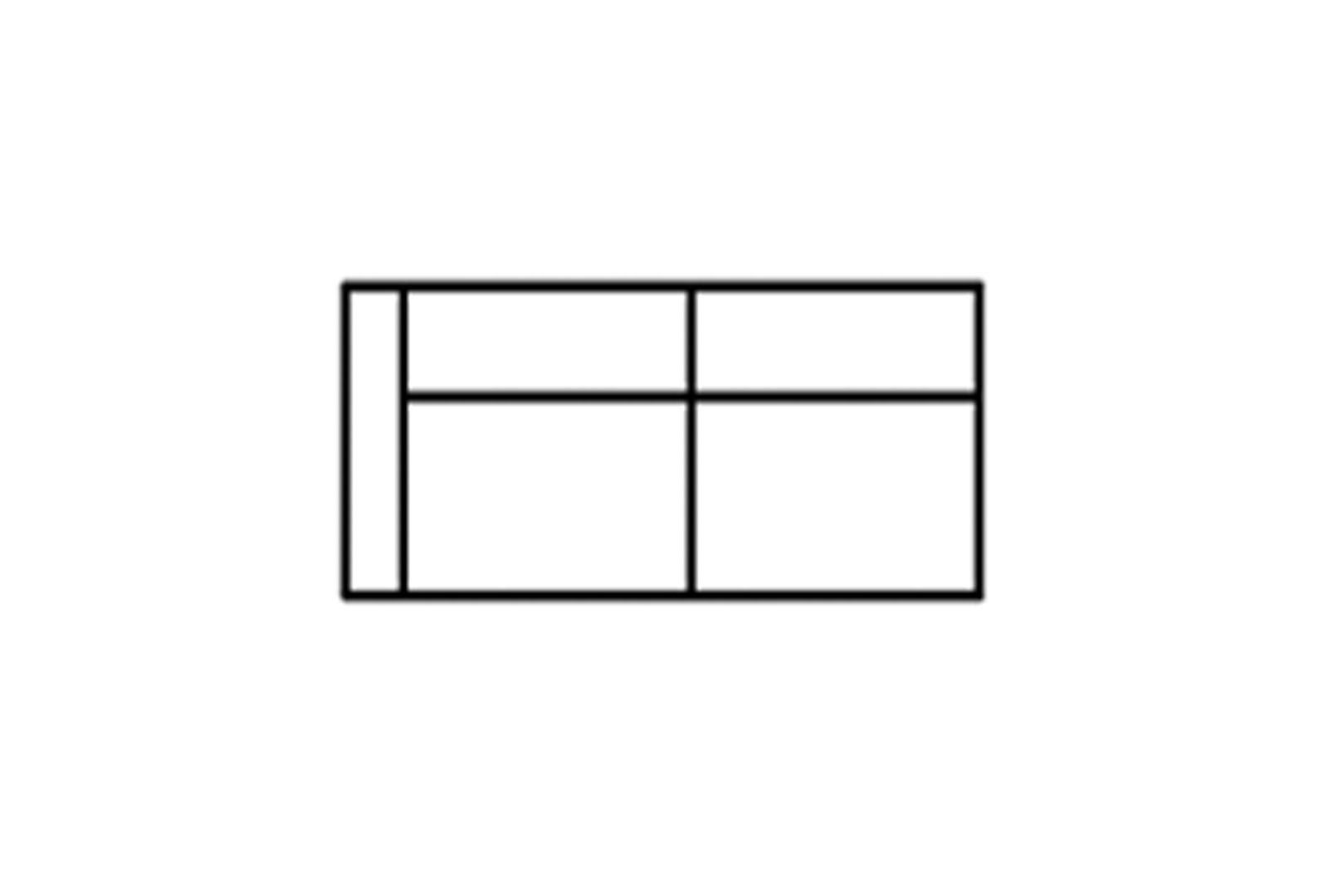 New Trend Concepts (Carvelli) Etta - 1 Arm 2 Seater