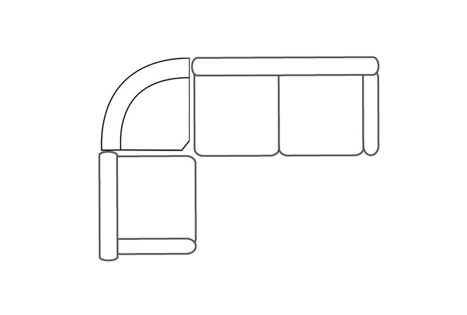 Curved Corner Group LHF - Static