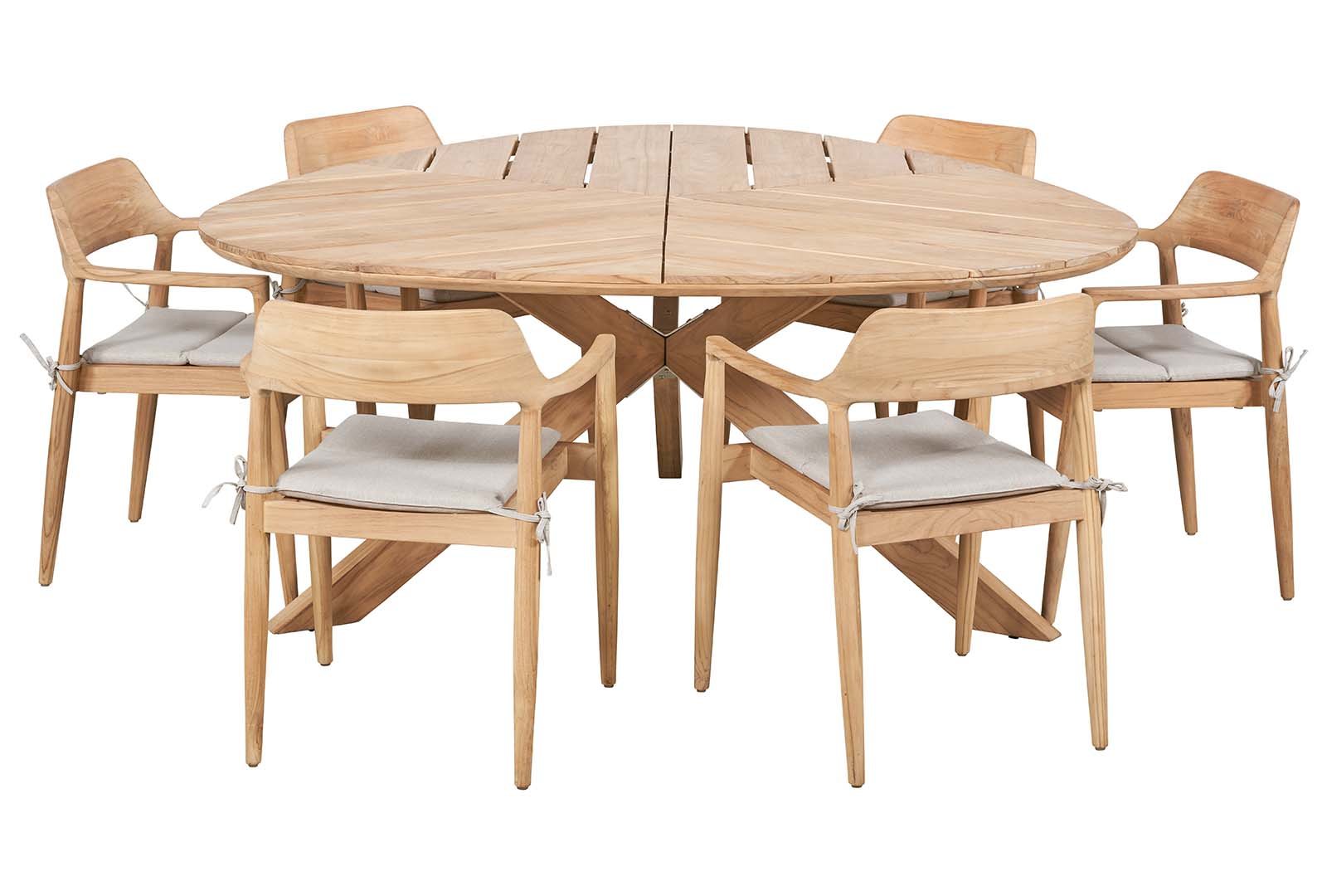 Pacific Lifestyle Redbourn Outdoor 6 Seater Dining Set