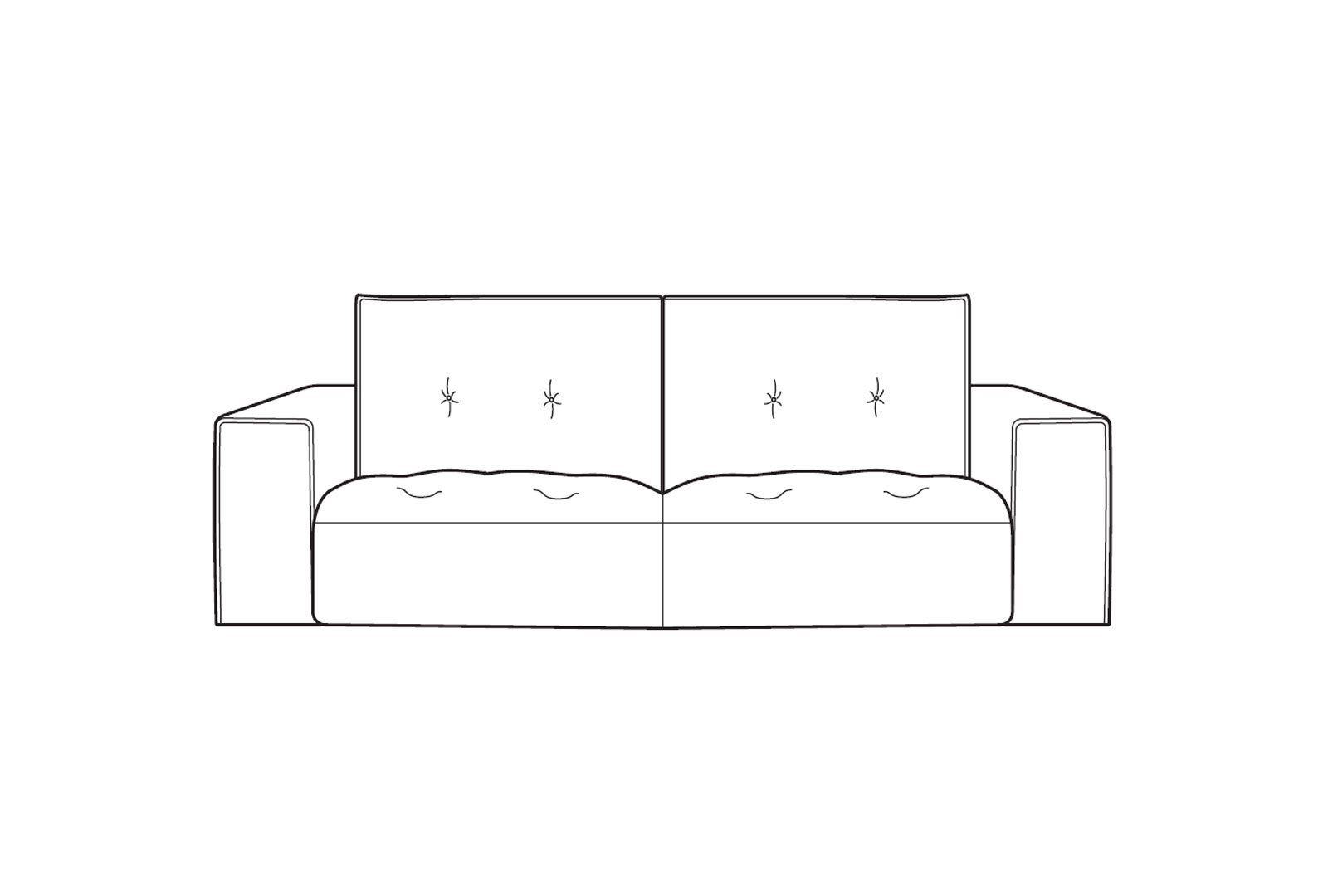 Italia Living Gadoni - Small Sofa