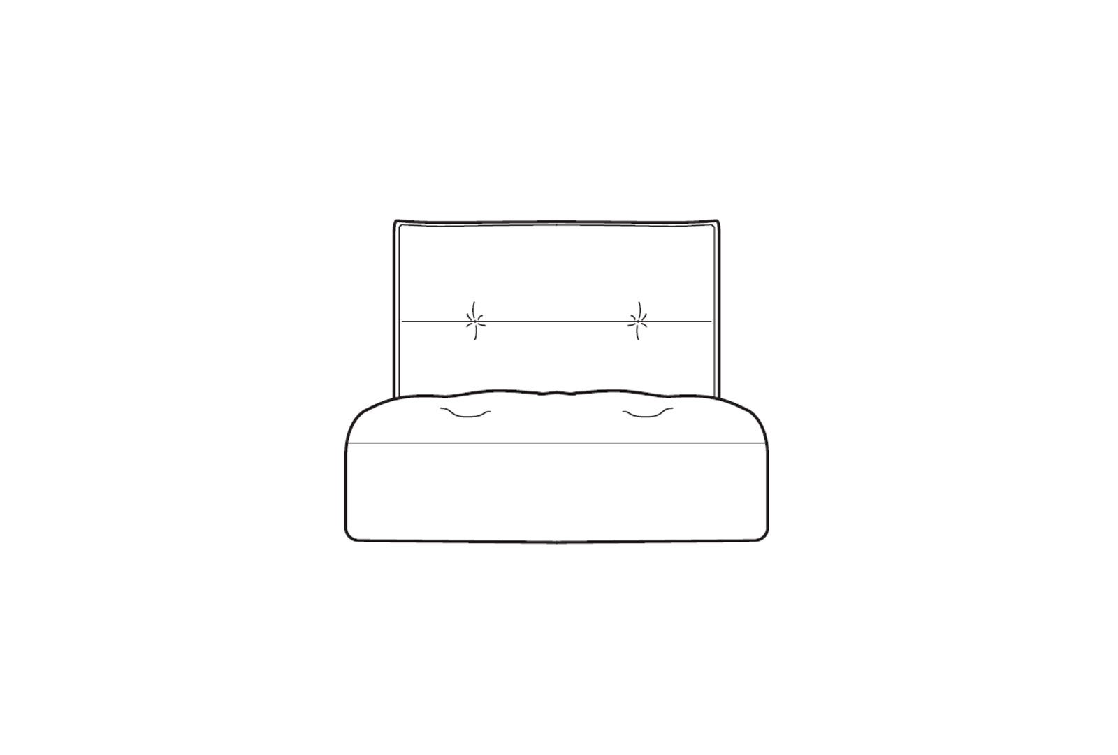 Italia Living Gadoni - Large Armless Chair