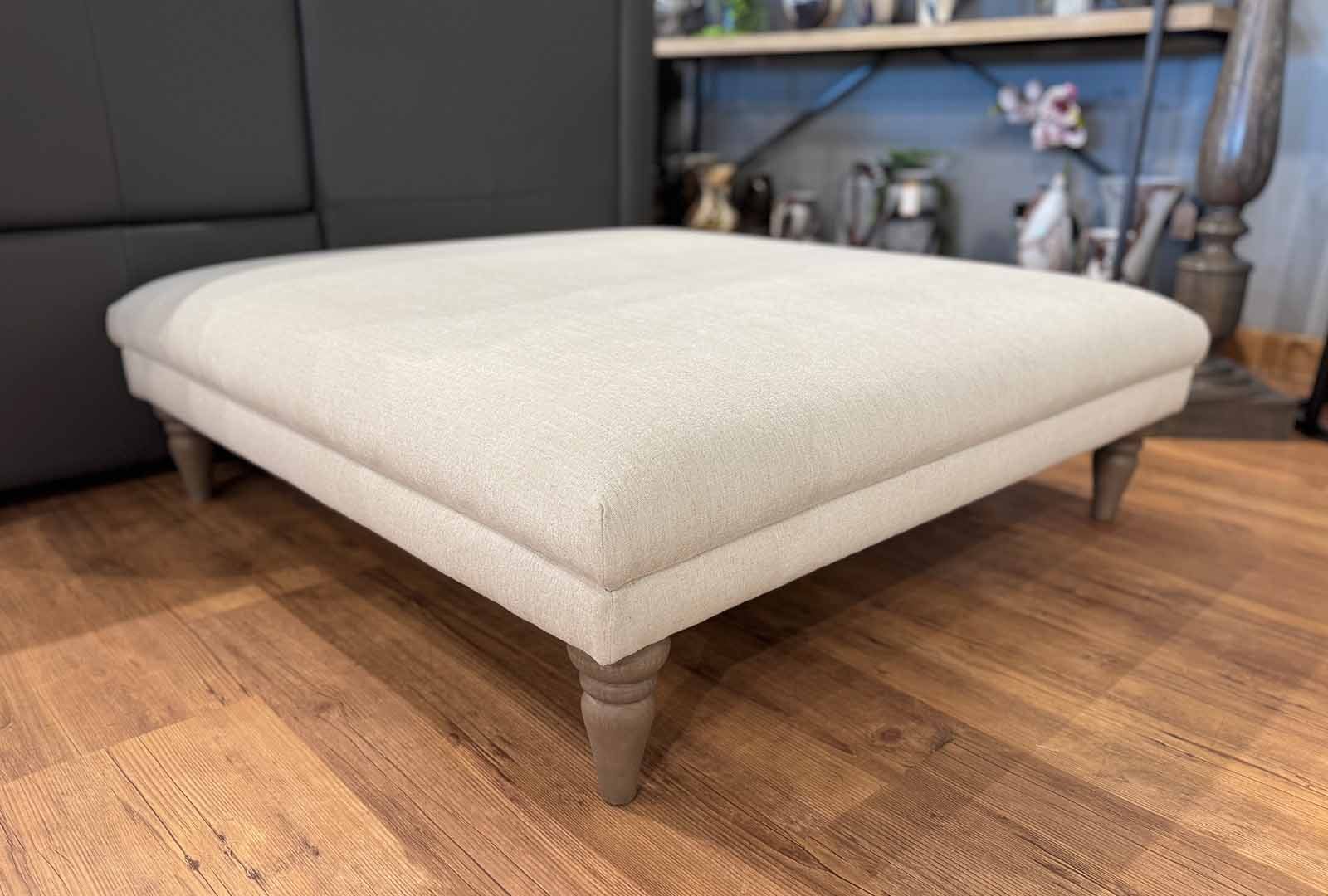 Whitemeadow Paloma Square Footstool