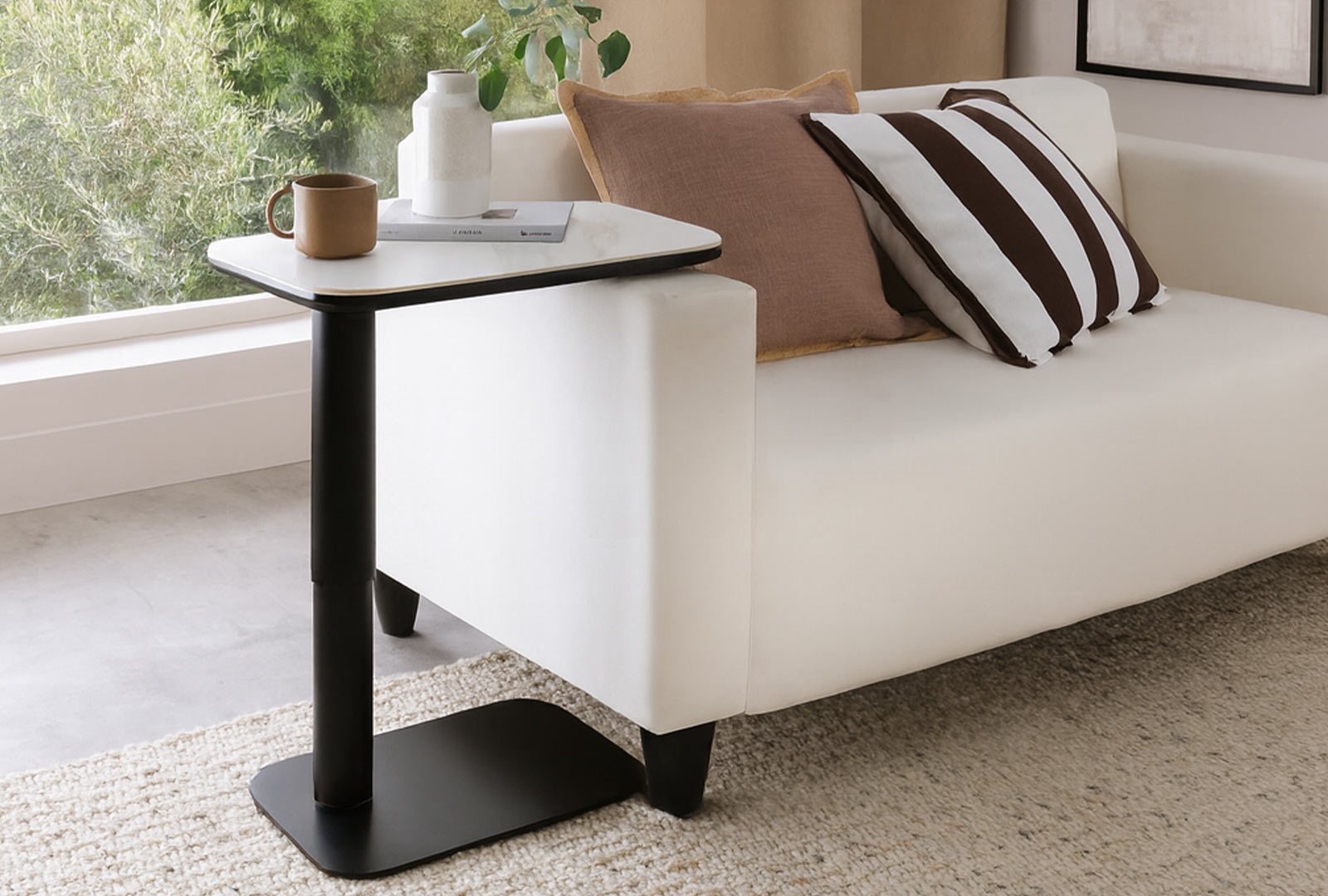 Bentley Designs (UK) Ltd Ripon - Gas Lift Adjustable Sofa Table