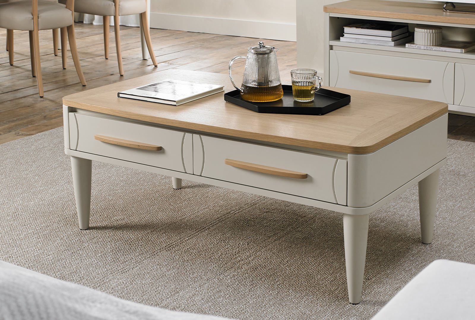 Bentley Designs (UK) Ltd Lawson - Coffee Table with Drawer