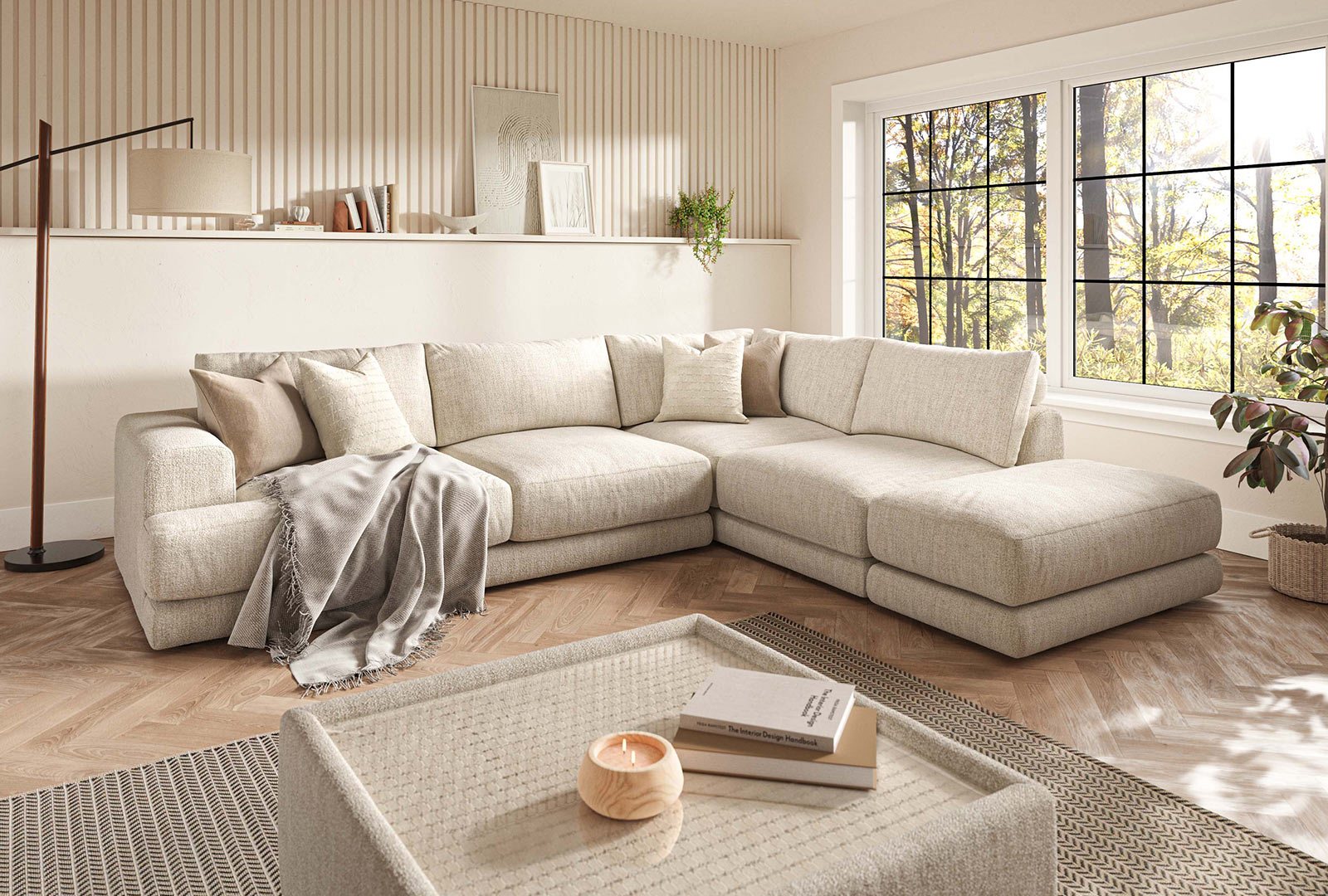 Whitemeadow Newland - 1 Arm Medium Sofa