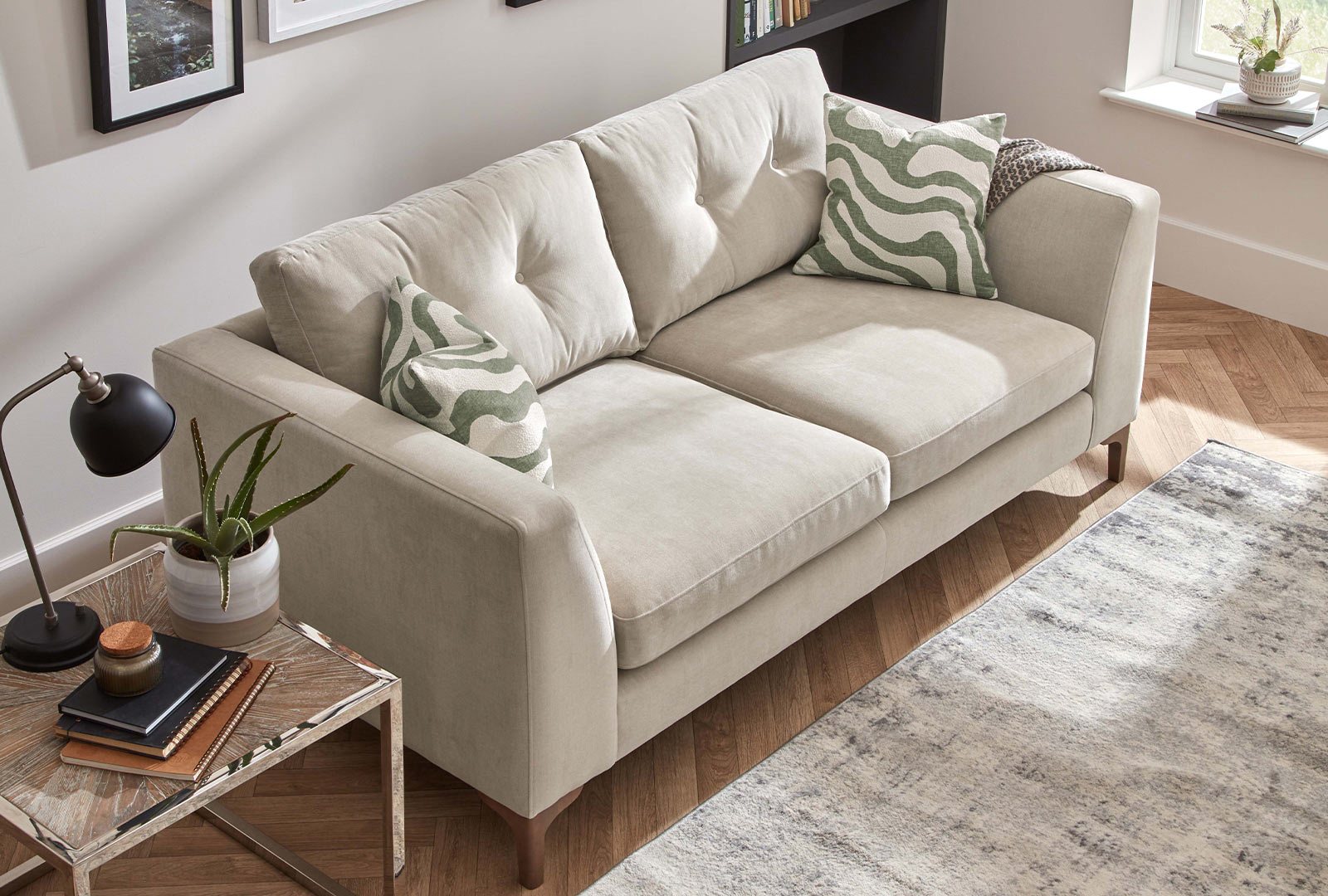 Whitemeadow Manor - 1 Arm Large Sofa