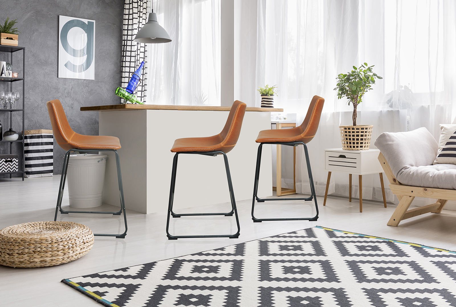 Bluebone Connor - Counter Stool (Set of 2)