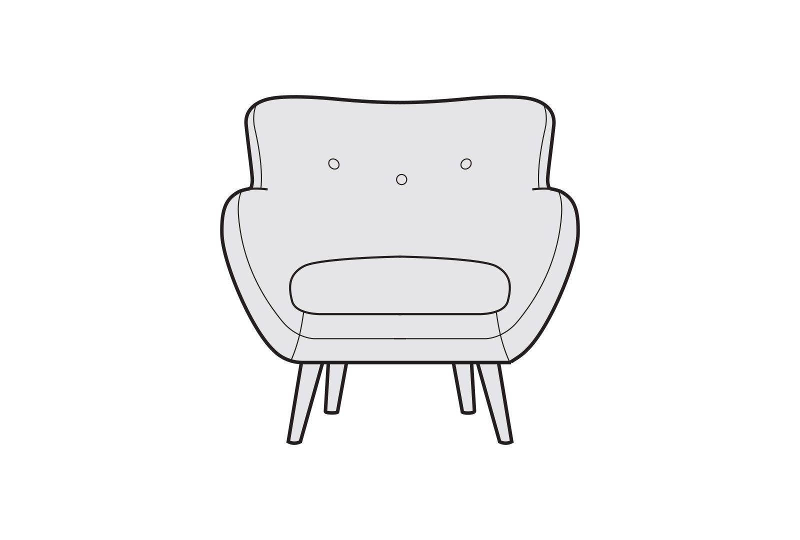 Siren Furniture Limited Saffron - Armchair