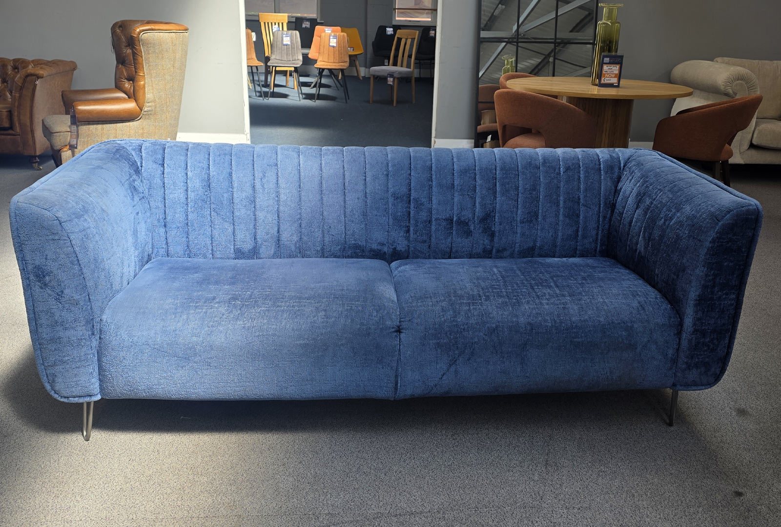 Clearance Jenson Fluted 3 Seater Sofa