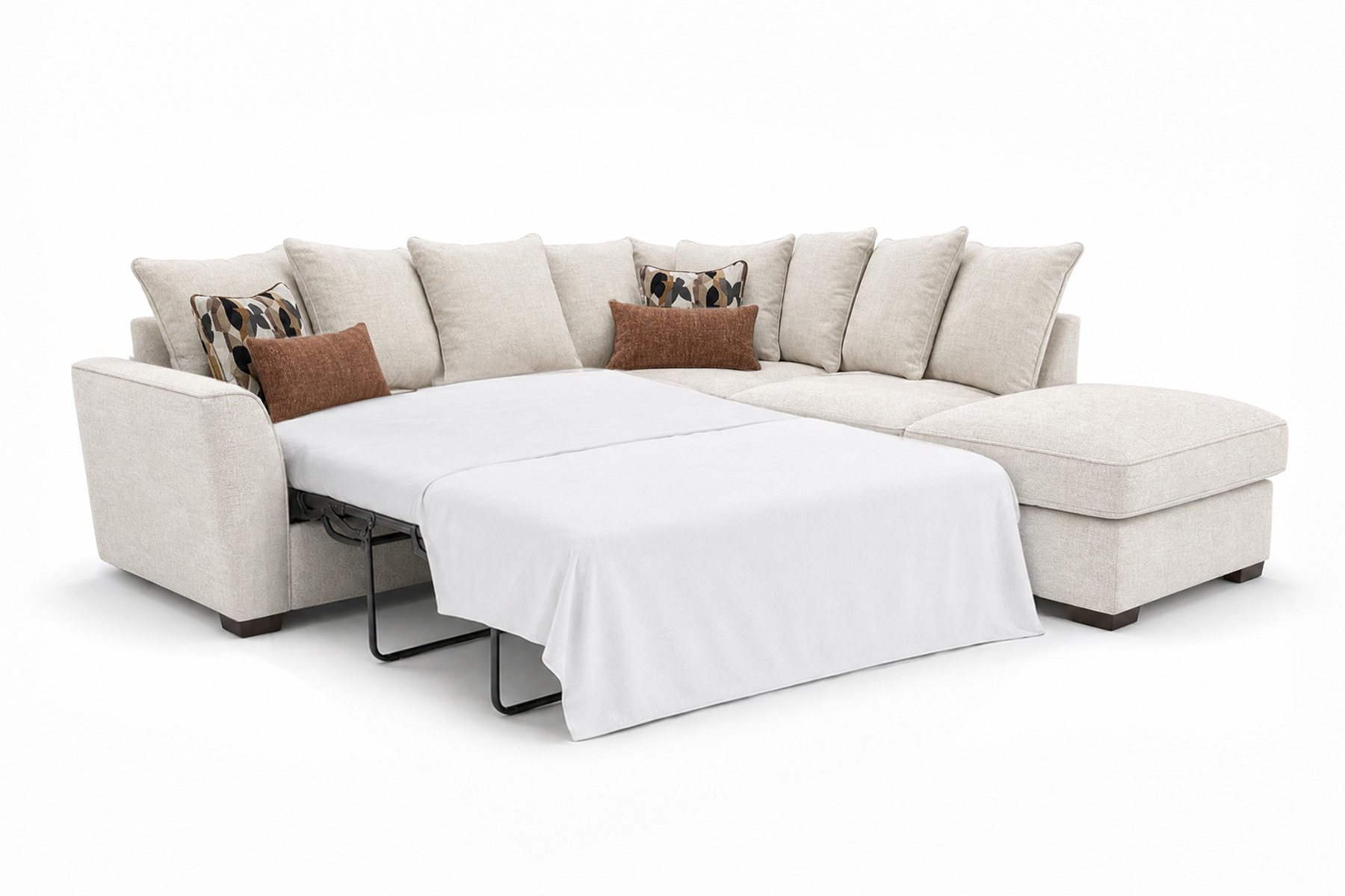 Buoyant Cartmel - Corner Chaise Sofabed with Storage End Stool