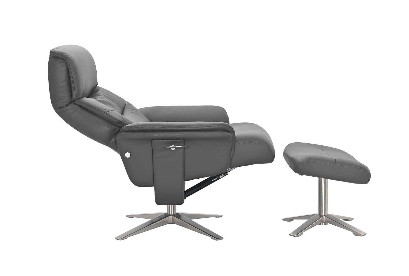 GFA - Global Furniture Alliance Hopkins - Swivel Recliner with Footstool