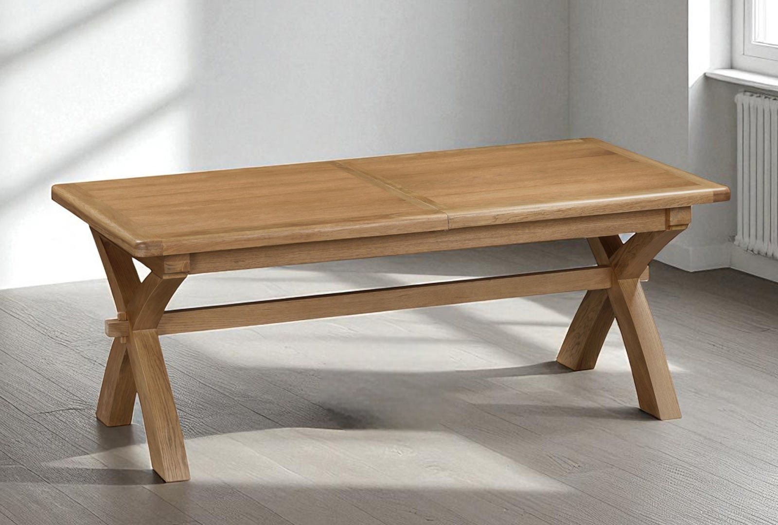 IFD Hapton - Cross Leg Extending Dining Table