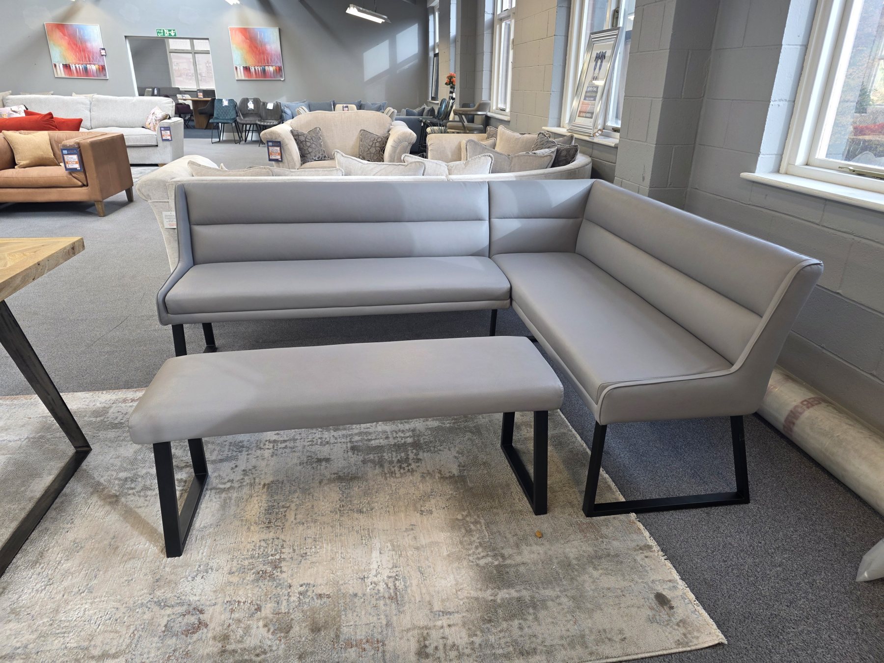 Clearance Tiago Corner Bench & Low bench