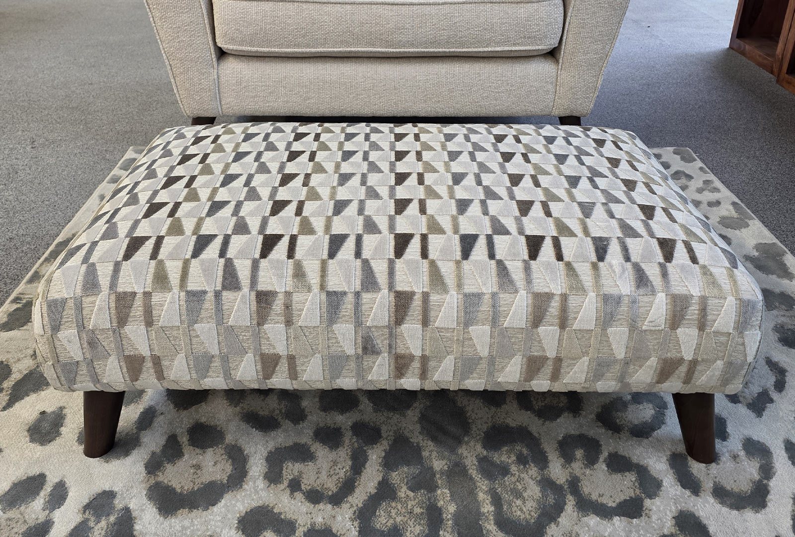Clearance Hatton Patterned Bench Stool