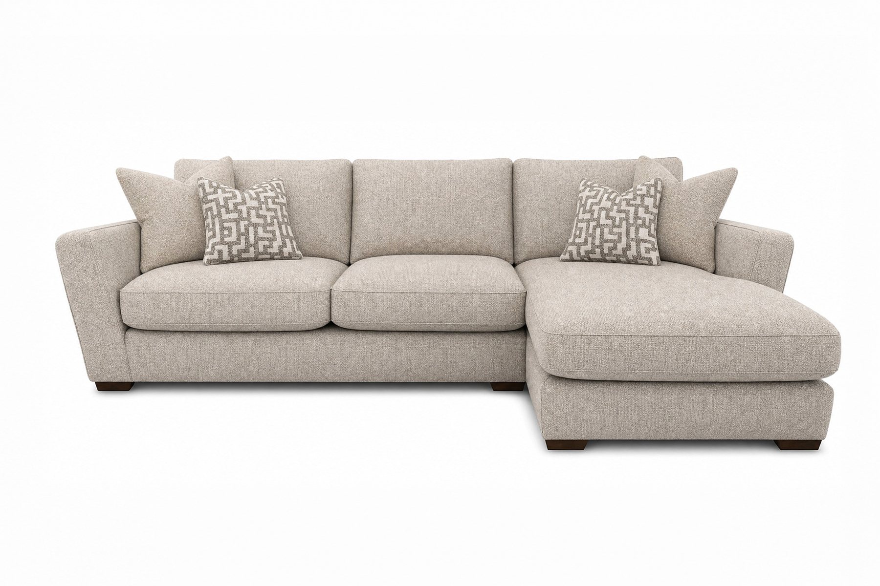 Whitemeadow Brindle - Large Chaise Sofa