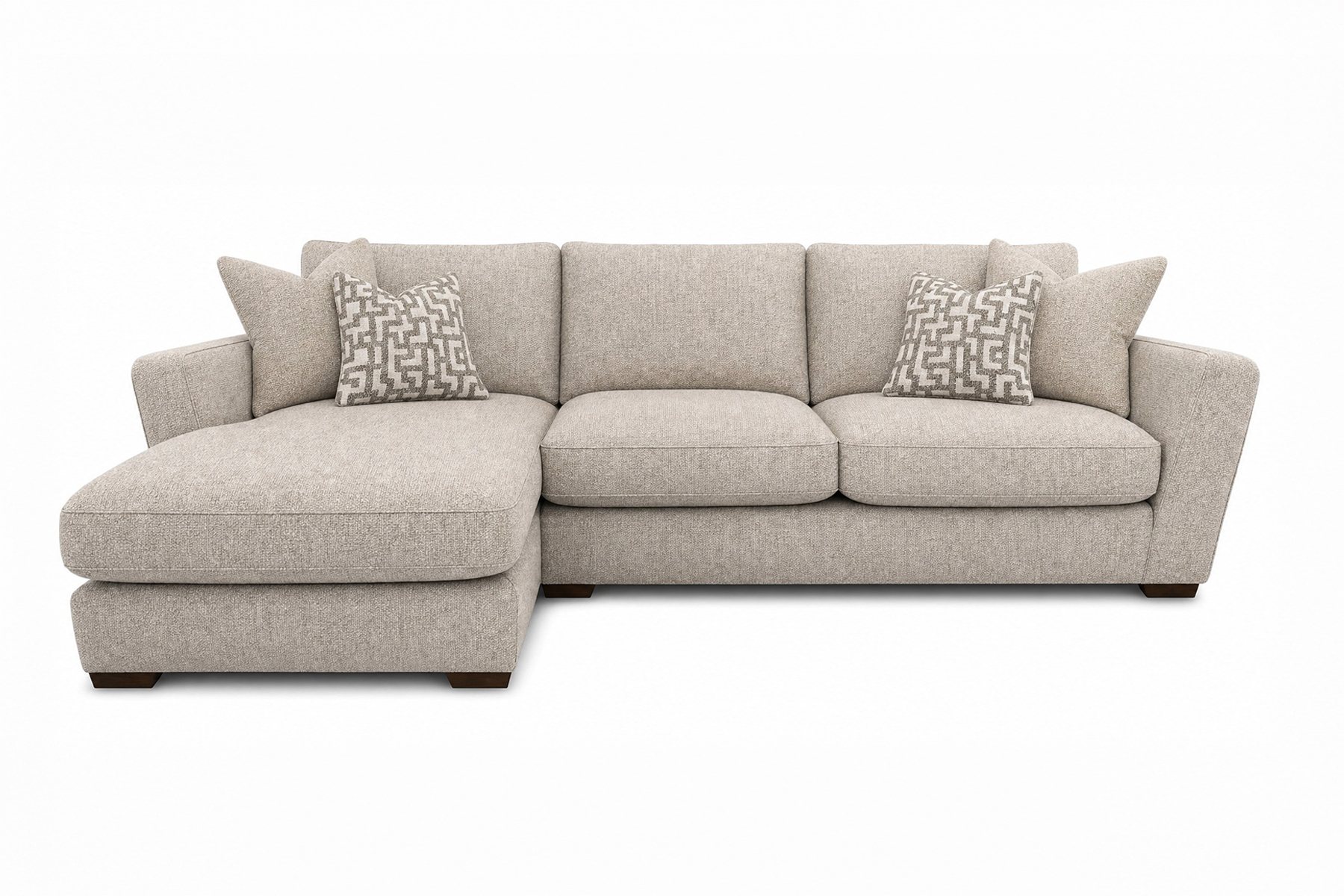 Whitemeadow Brindle - Large Chaise Sofa
