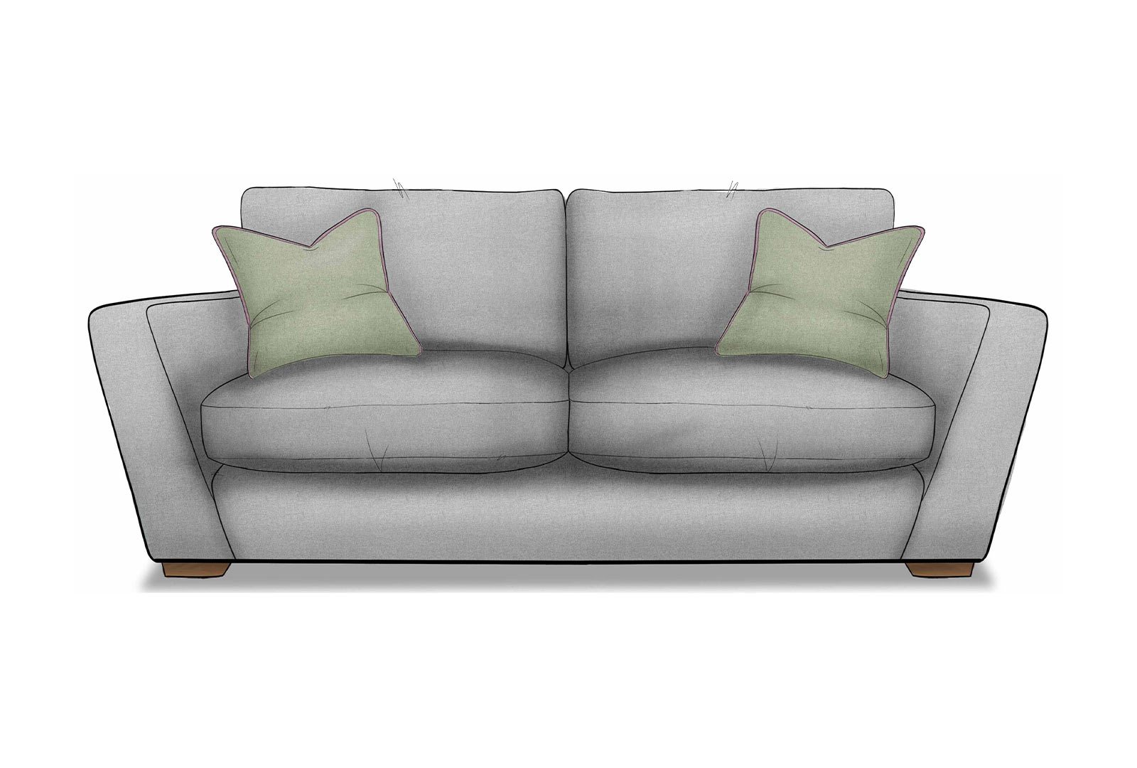 Whitemeadow Brindle - Large Sofa