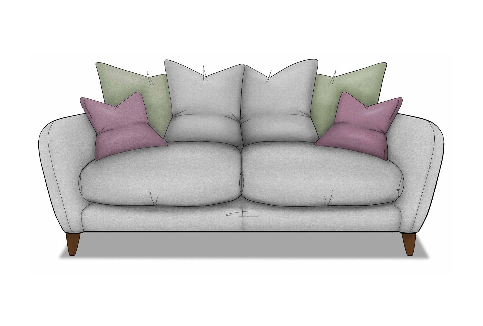 Whitemeadow Clifton - Medium Sofa