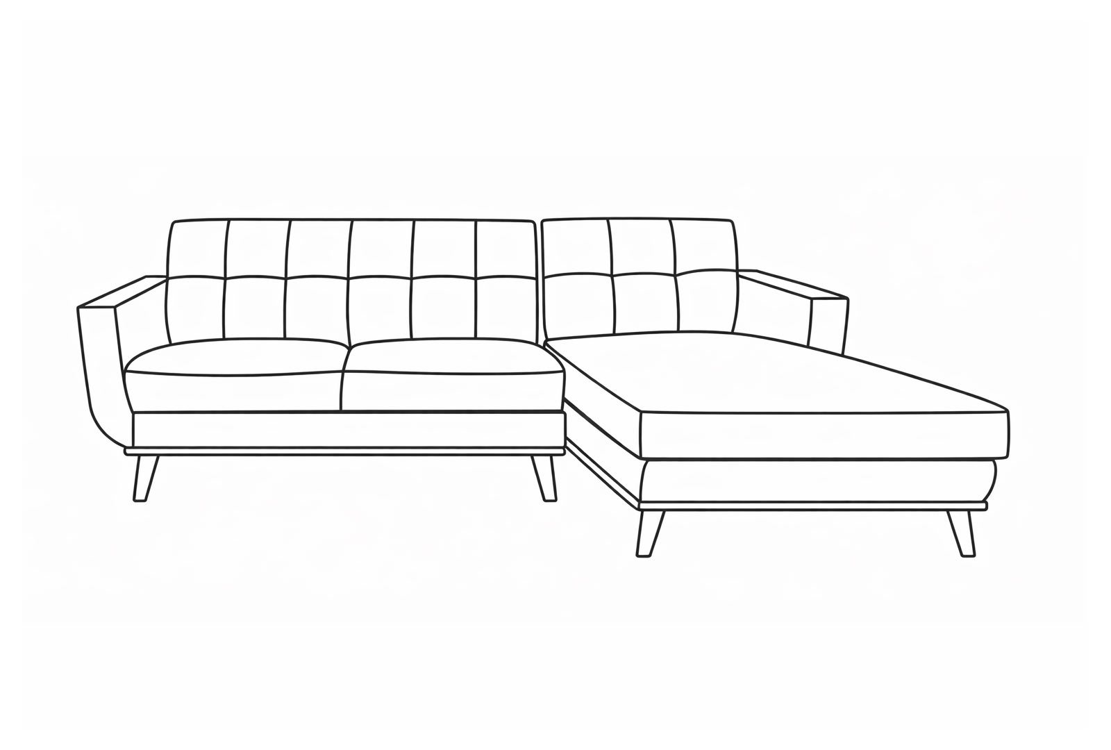 G'Digio Cassius - Chaise Sofa