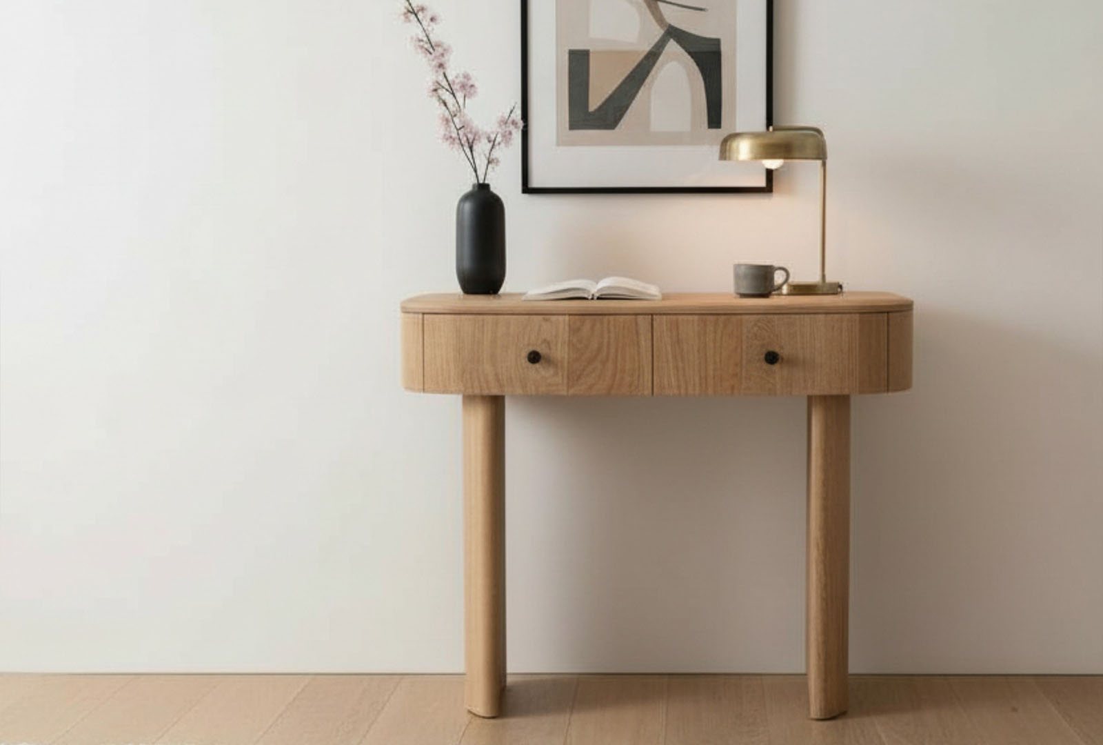IFD Stanwick - 2 Drawer Console Table