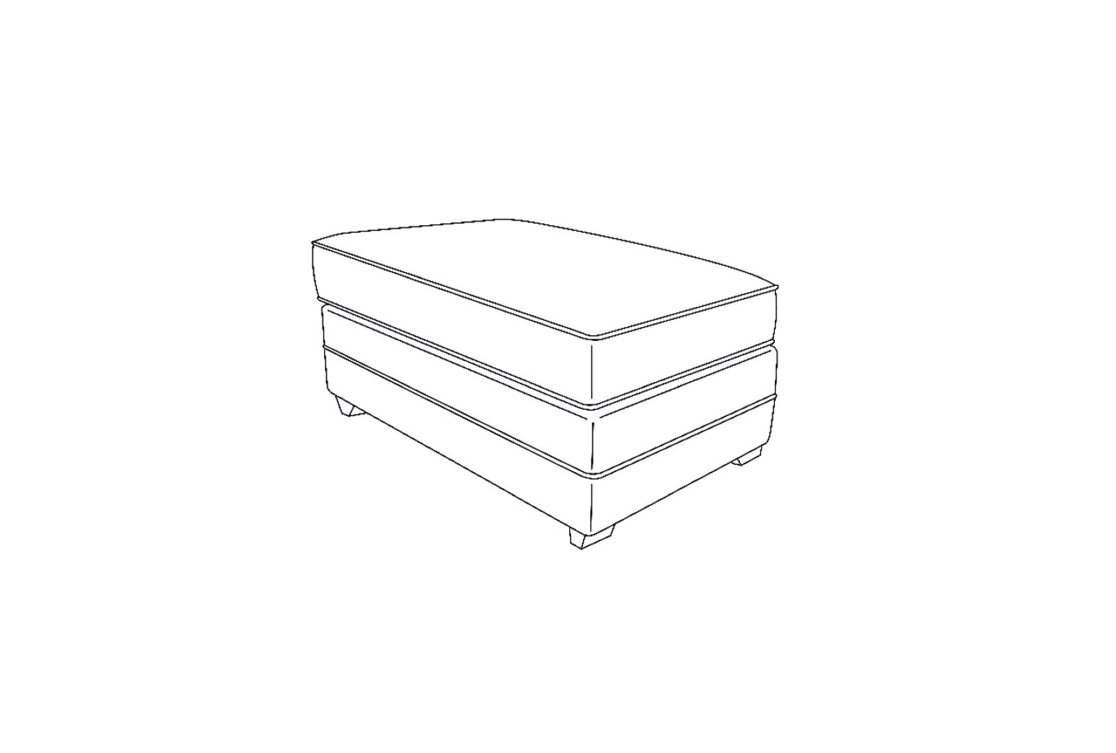 Bentincks Furness - Chaise Footstool